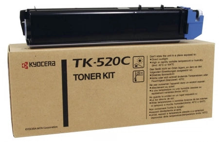 Kyocera TK520C Cyan Genuine Toner Cartridge 4,000 Prints