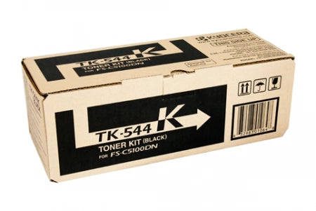 Kyocera TK544K Black Genuine Toner Cartridge 5,000 Prints