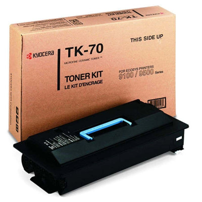 Genuine Kyocera TK70 Black Toner Kit 40,000 Prints