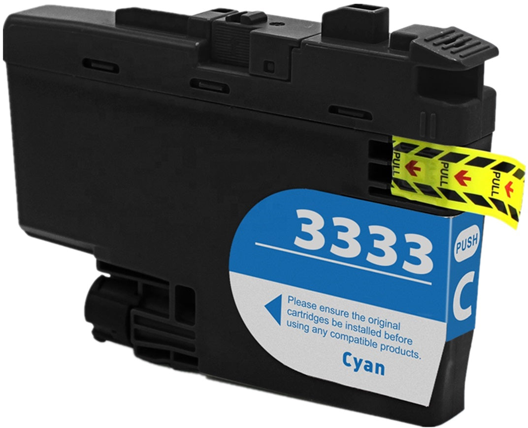 Brother LC3333C Cyan Compatible Ink Cartridge 1500 Page
