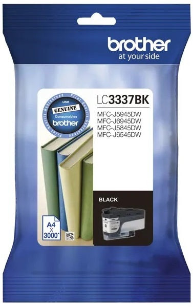 Genuine Brother LC-3337BK Black Ink Cartridge 3,000 Print