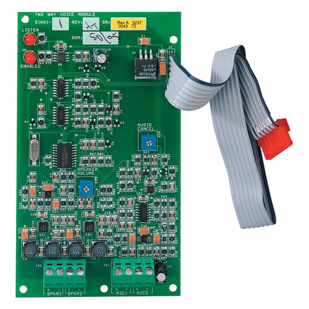 TWO-WAY AUDIO / VOICE ALARM MODULE FOR LEVITON OMNI CONTROL PANE