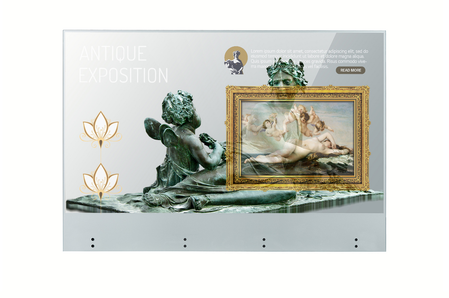 LG 55" 55EW5TK OLED FHD 400NITS 150000:1 CONTRAST TRANSPARENT TOUCH PANE