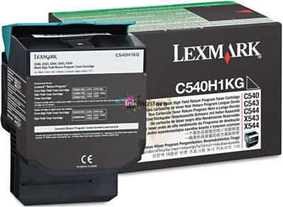 Genuine Lexmark C540H1KG Black Toner Cartridge 2.5K Print Yield