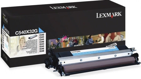 Genuine Lexmark C540X32G Cyan Developer Unit 30,000 Yield