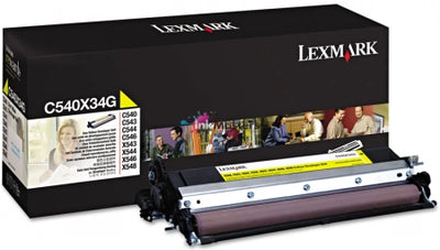 Genuine Lexmark C540X34G Yellow Developer Unit 30,000 Yield
