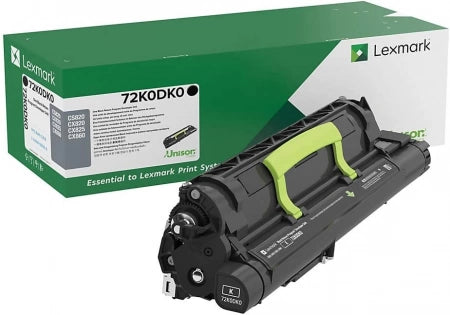 Genuine Lexmark 72K0DK0 Black Developer Unit 300K Print Yield