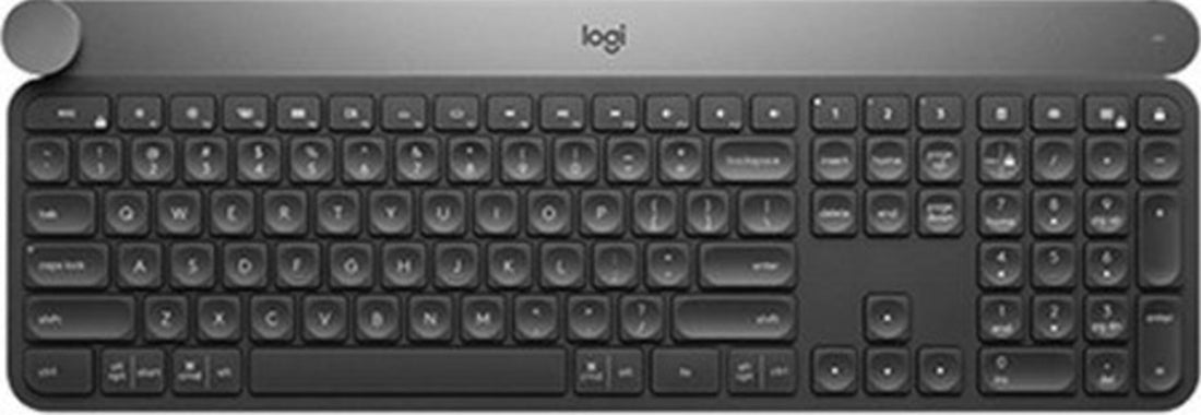 Logitech Craft Wireless Keyboard for Advanced Creativity and Productivity