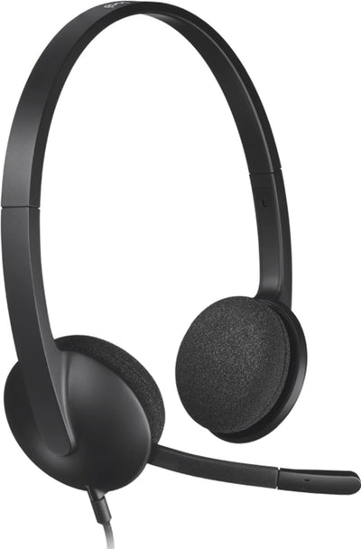 Logitech H340 Wired USB Headset with Noise-Cancelling Mic