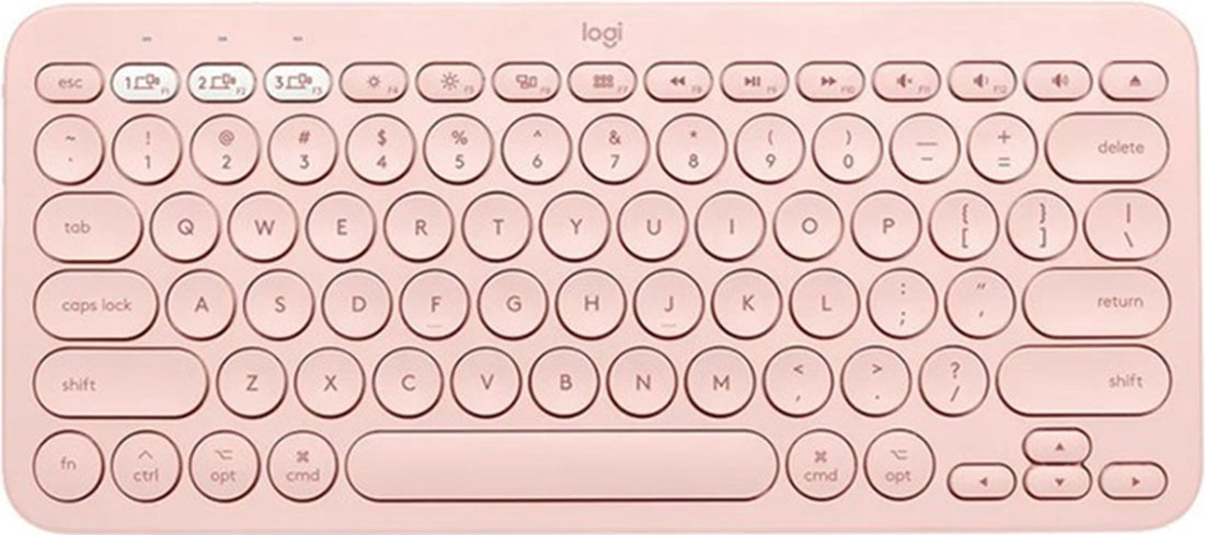 Logitech K380 Multi-Device Bluetooth Keyboard For Mac (Rose)