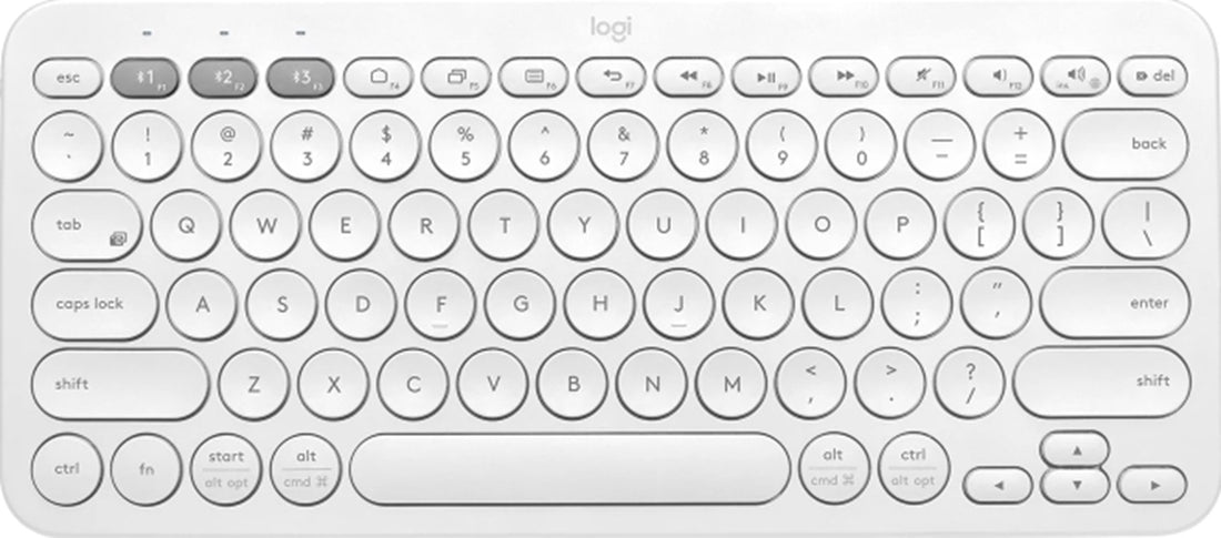 Logitech K380 Multi-Device Wireless Bluetooth Keyboard - White