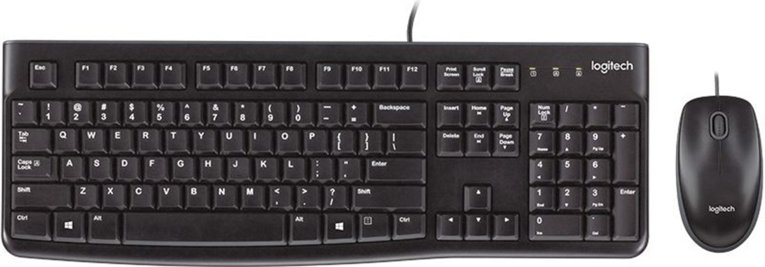 Logitech MK120 Wired Keyboard &amp; Mouse Combo