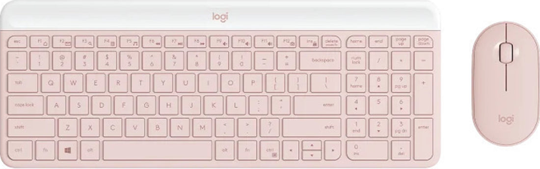 Logitech MK470 Slim Wireless Keyboard & Mouse Combo (Rose)