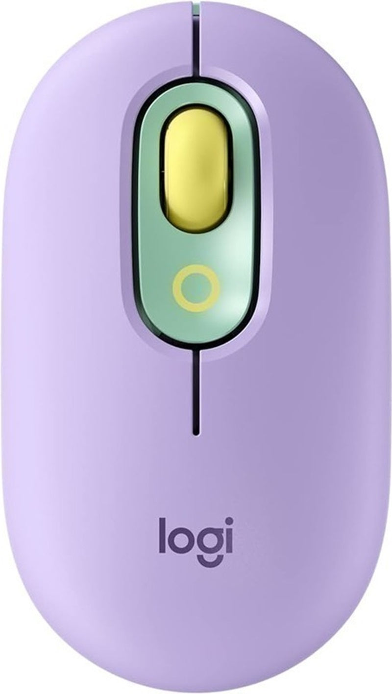 Logitech POP Wireless Mouse with Emoji Button Function (Daydream)