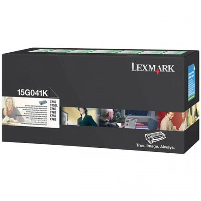 Lexmark 15G041K Black Toner Cartridge 6,000 Yield (Genuine)
