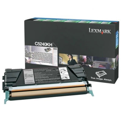 Genuine Lexmark C5240KH Black Toner Cartridge 8K Yield