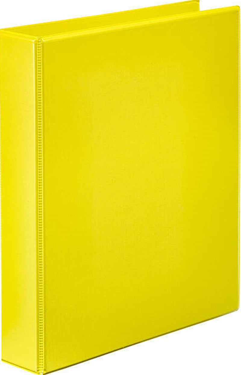 Marbig Clearview Insert Binder A4 38mm 2D-Ring Yellow