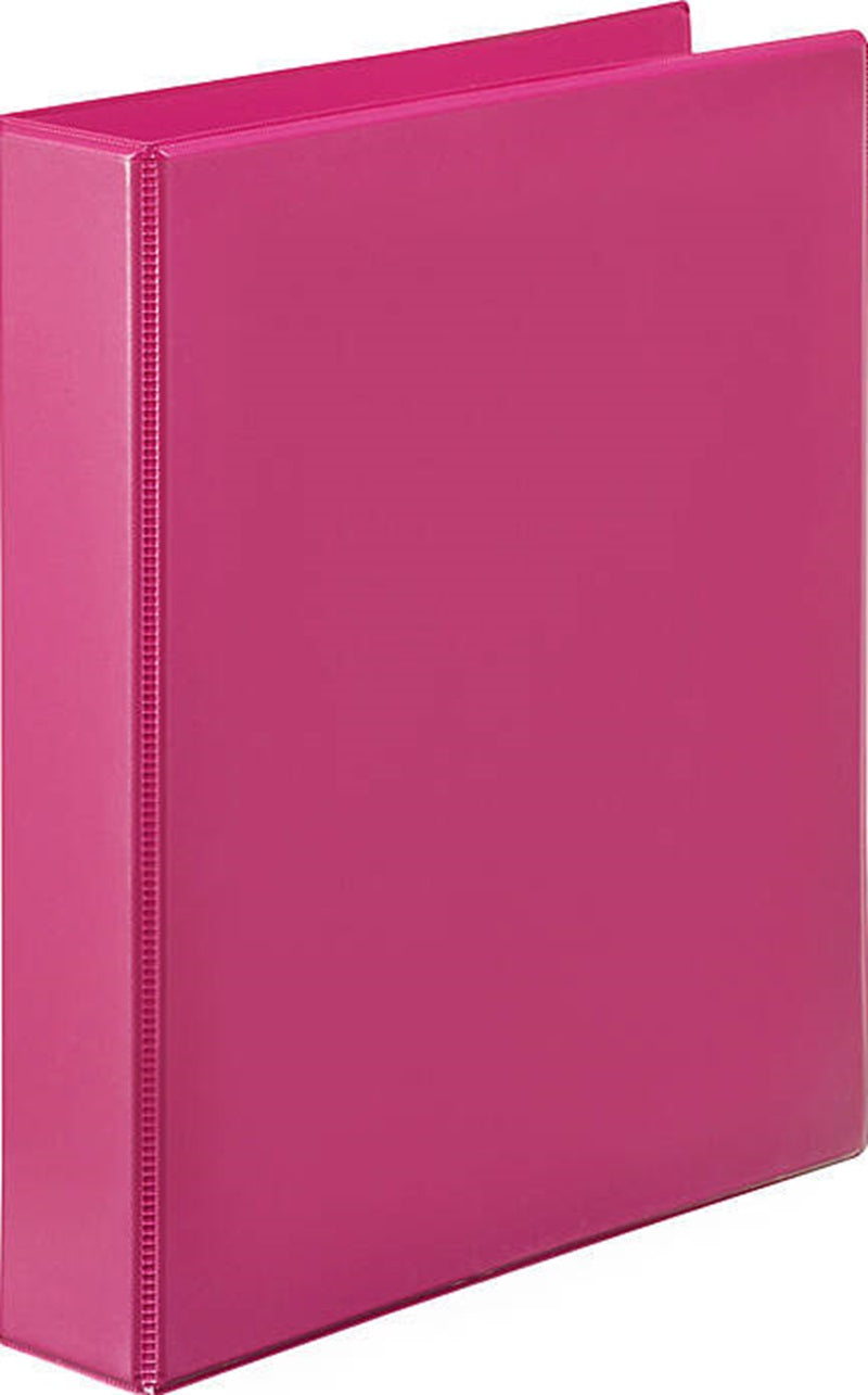 Marbig Clearview Insert Binder A4 38mm 2D-Ring Pink