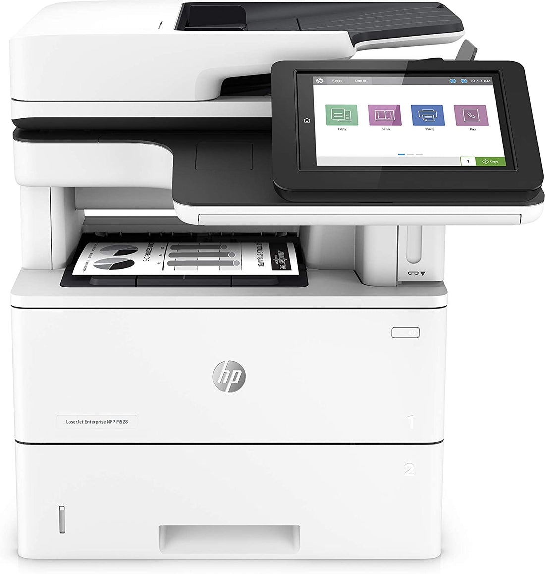 HP LaserJet Enterprise Monochrome Laser Printer (MFP M528f)