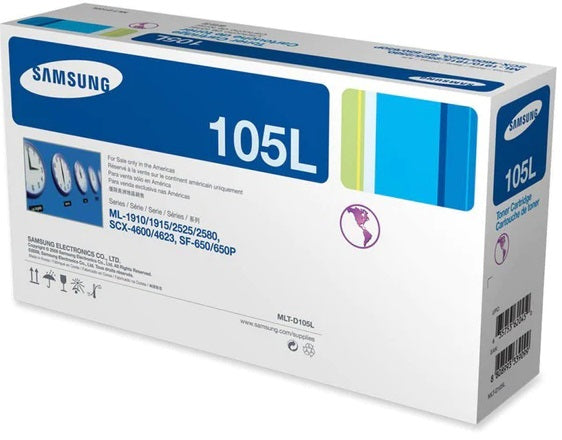 Genuine Samsung MLTD105S Black Toner Cartridge 2,500 Print