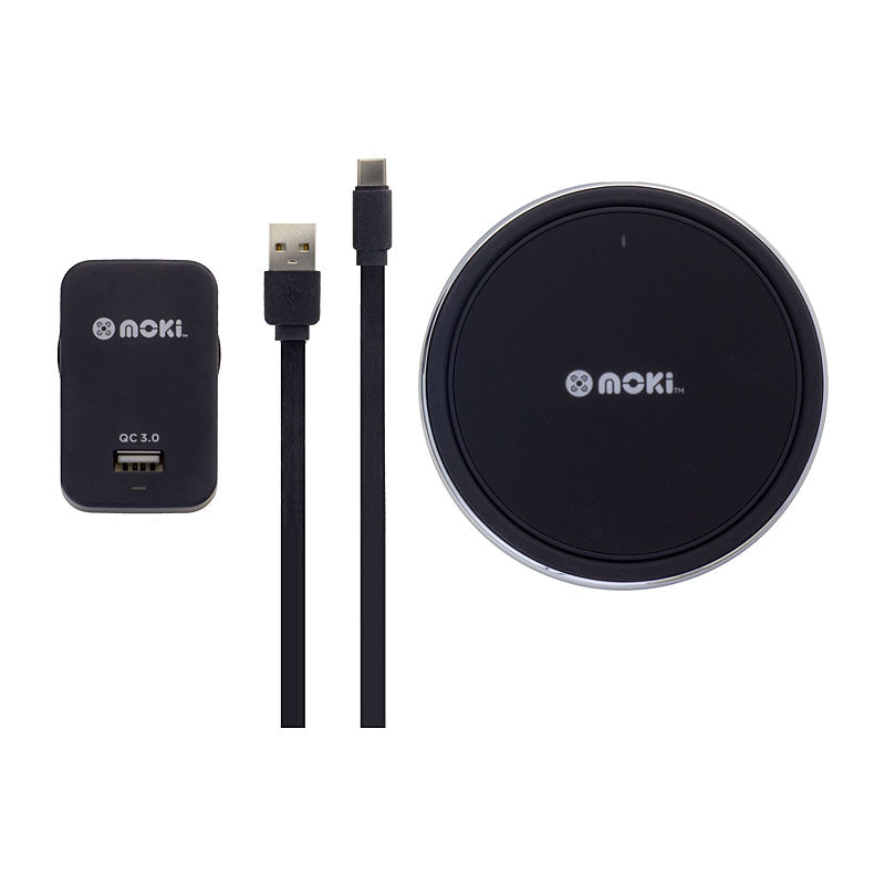 Moki Life Metallic Earbuds Blk