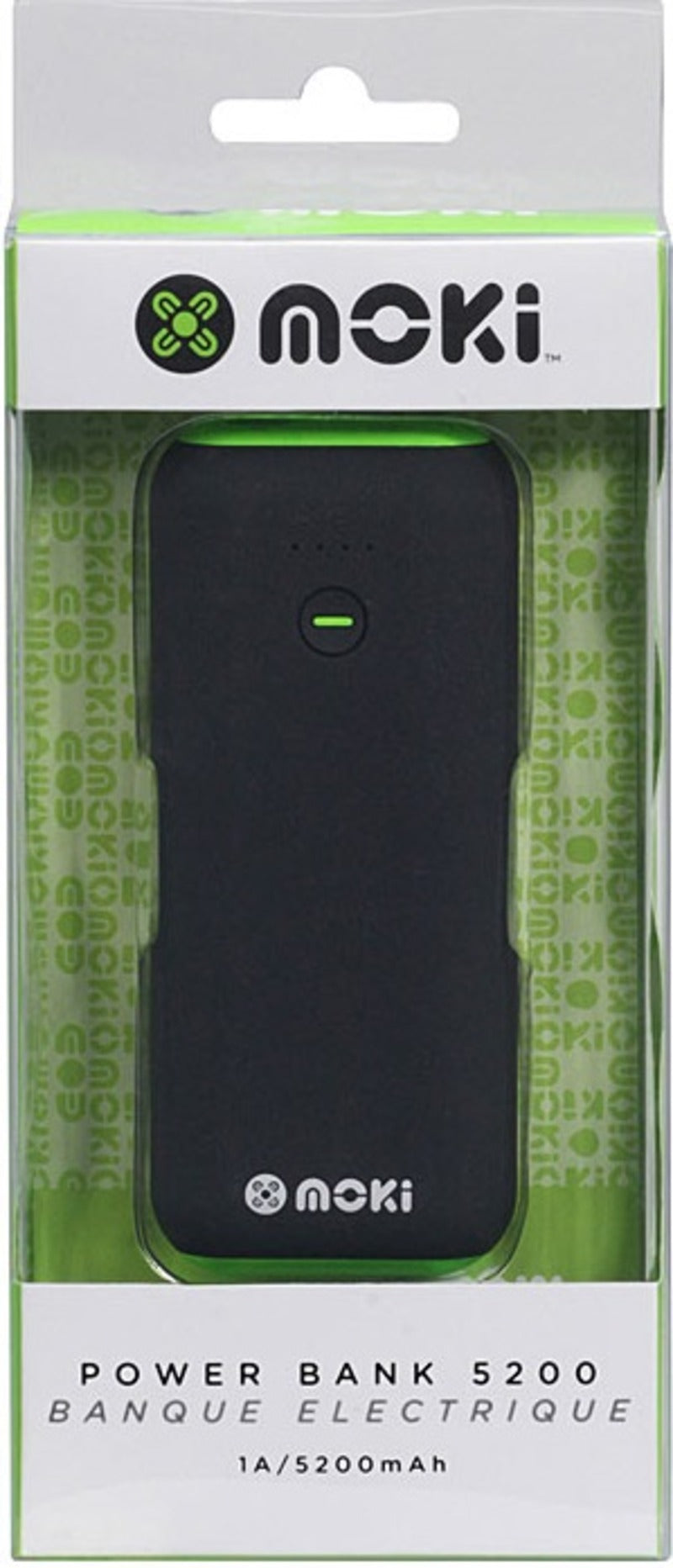 Moki PowerBank 5200mAh Black