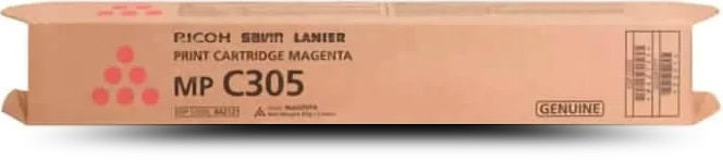 Genuine Ricoh Aficio MPC305 MP-C305SPF Magenta Toner Cartridge 841608 / 841612 4,000 Yield
