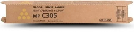 Genuine Ricoh Aficio MPC305 MP-C305SPF Yellow Toner Cartridge 841609 / 841613 4,000 Yield