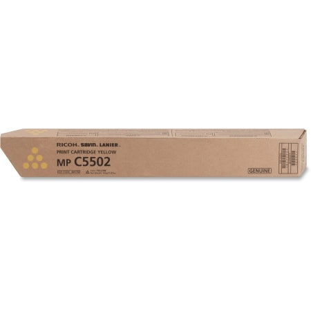 Genuine Ricoh MP C4502/C5502 Yellow Toner Cartridge 841696 / 841752 - 22,500 Pages