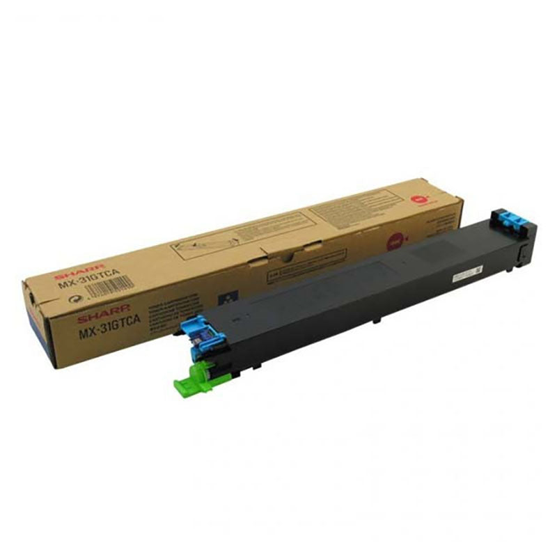 Genuine Sharp MX31GTCA MX31 Cyan Toner MX3100N MX2600N MX2310N - 15,000 Page