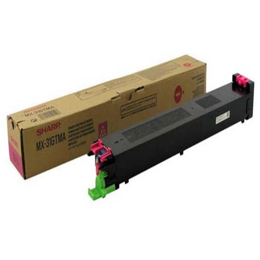 Genuine Sharp MX31GTMA MX31 Magenta Toner MX3100N MX2600N MX2310N - 15,000 Page