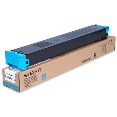 Genuine Sharp MX36GTCA Cyan Toner Cartridge 15,000 Page