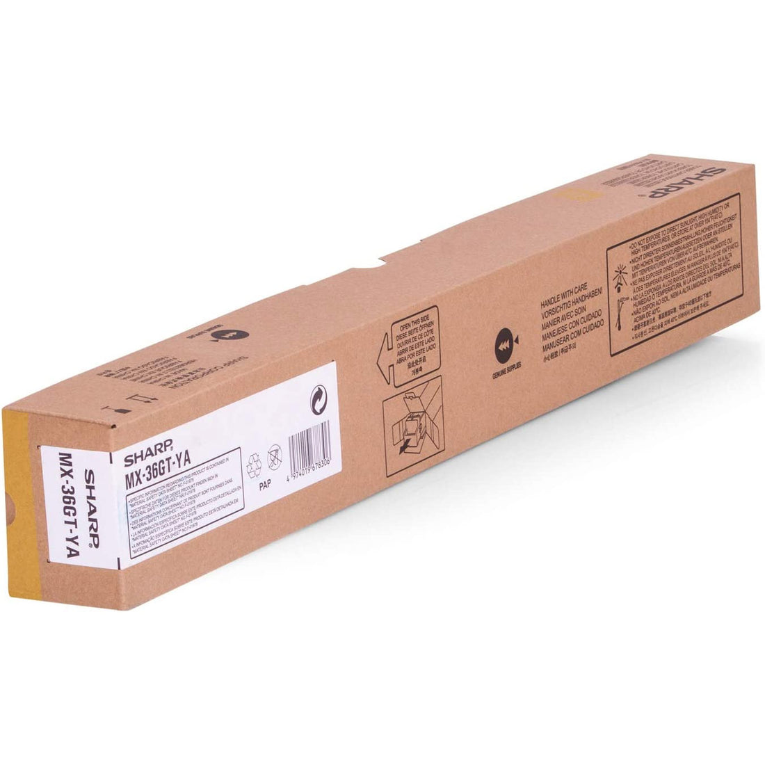 Genuine Sharp MX36GTYA Yellow Toner Cartridge 15,000 Page