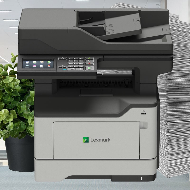 46ppm Lexmark MX522adhe Multifunction Mono Laser Printer