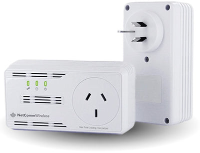 NetComm NP505F 500Mbps PowerLine Adapter AV500 passthru network same as DLINK USED