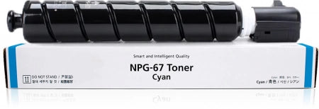Canon TG67C GPR53 NPG-67 Compatible Cyan Toner Cartridge 19,000 Prints