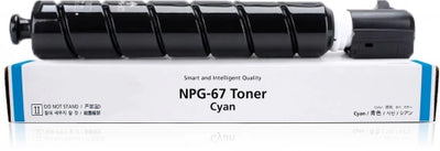 Canon TG67C GPR53 NPG-67 Compatible Cyan Toner Cartridge 19,000 Prints