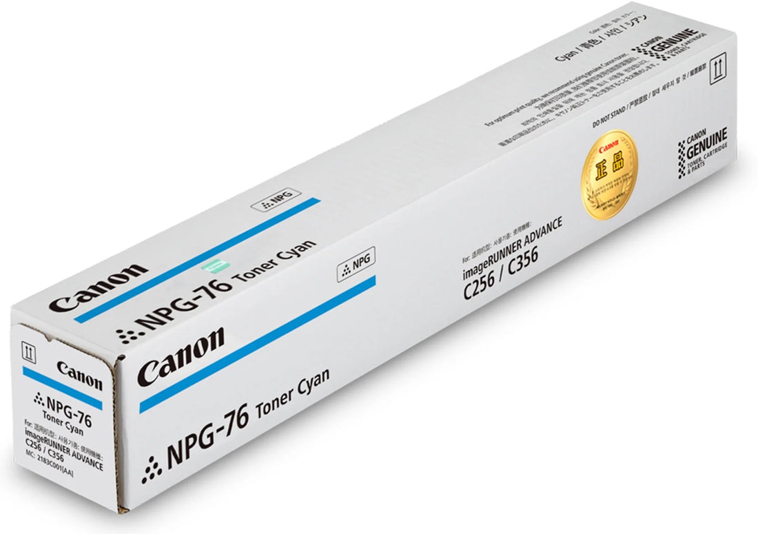 Canon NPG76 GPR58 TG76 TG58 Cyan Toner Cartridge 18,000 Page