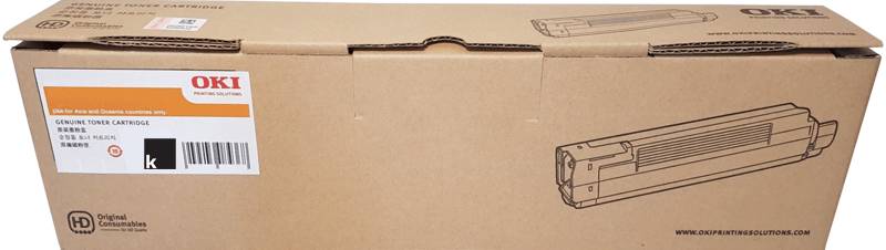 OKI C8600 43487728 Black Genuine Toner Cartridge 6,000 Print