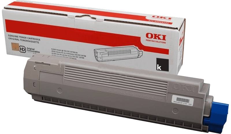Genuine OKI C910 44036040 Black Toner Cartridge 15,000 Print