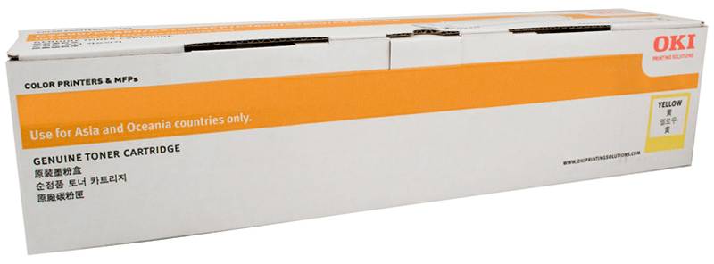 Genuine OKI C110 44250705 Yellow Toner Cartridge 2,500 Print