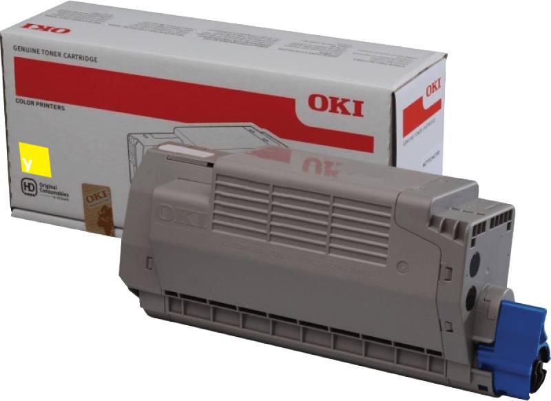 Genuine OKI MC770 45396205 Yellow Toner Cartridge 11,500 Print