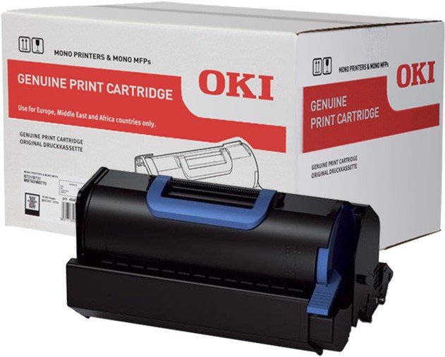 Genuine OKI B721 45488903 Black Toner Cartridge 25,000 Print