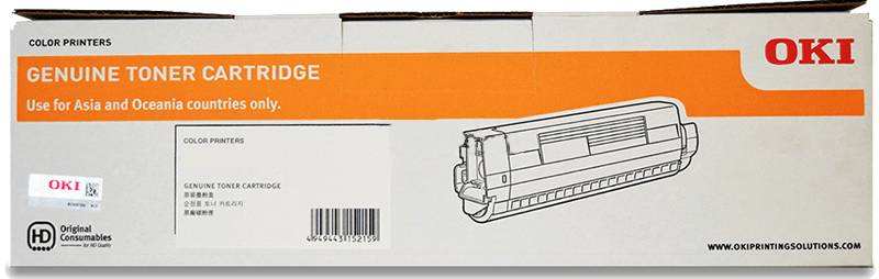 Genuine OKI B432 45807103 Black Toner Cartridge 3,000 Print