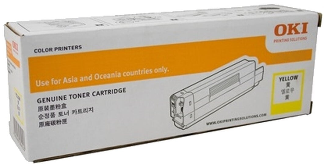 Genuine OKI C612 46507509 Yellow Toner Cartridge 6,000 Print
