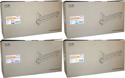 Genuine 4 Pack OKI C810 Imaging Drum Units 44064033-44064036 [1C,1M,1Y,1BK]