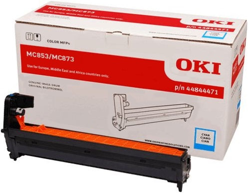 Genuine OKI MC853 44844483 Cyan Drum Unit 30,000 Print