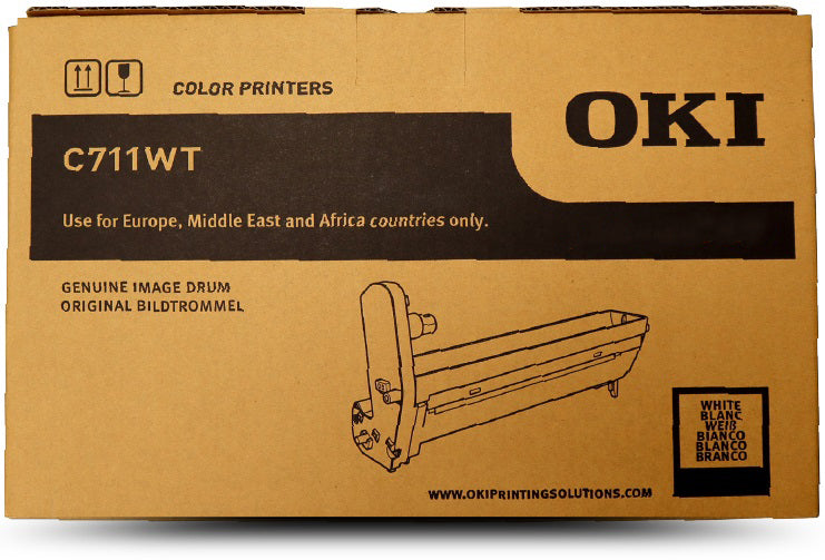 Genuine OKI C711WT 44318532 White Drum Unit 6,000 Print