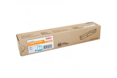 Genuine OKI C3530 MFP 43459327 Cyan Toner Cartridge 2,000 Prints