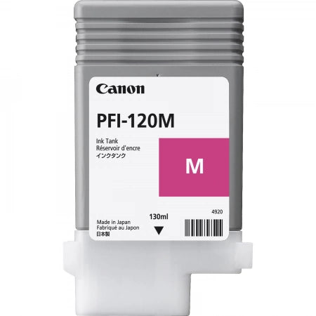 Genuine Canon PFI-120M Magenta Ink Cartridge - 130ML